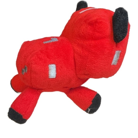 Minecraft OVERWORLD BABY MOOSHROOM Plush STUFFED ANIMAL toy red - Picture 3 of 6